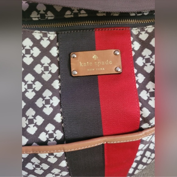 Kate Spade Black and Red Patterned Shoulder Bag - Picture 2 of 7